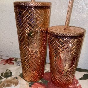 Starbucks Rose Gold set